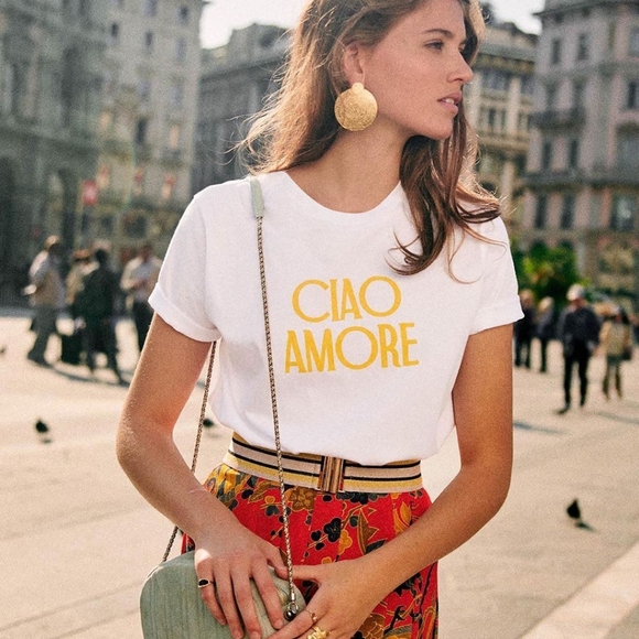 Sezane Tops - Sezane Ciao Amore Top in Size S